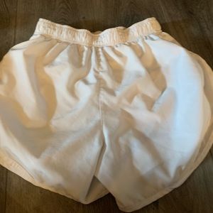 White Nike Dri-Fit Women’s Running Shorts